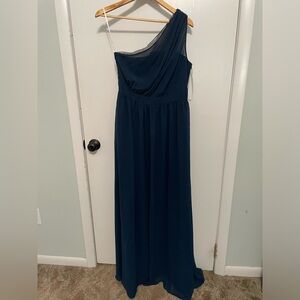 Dark blue maxi dress